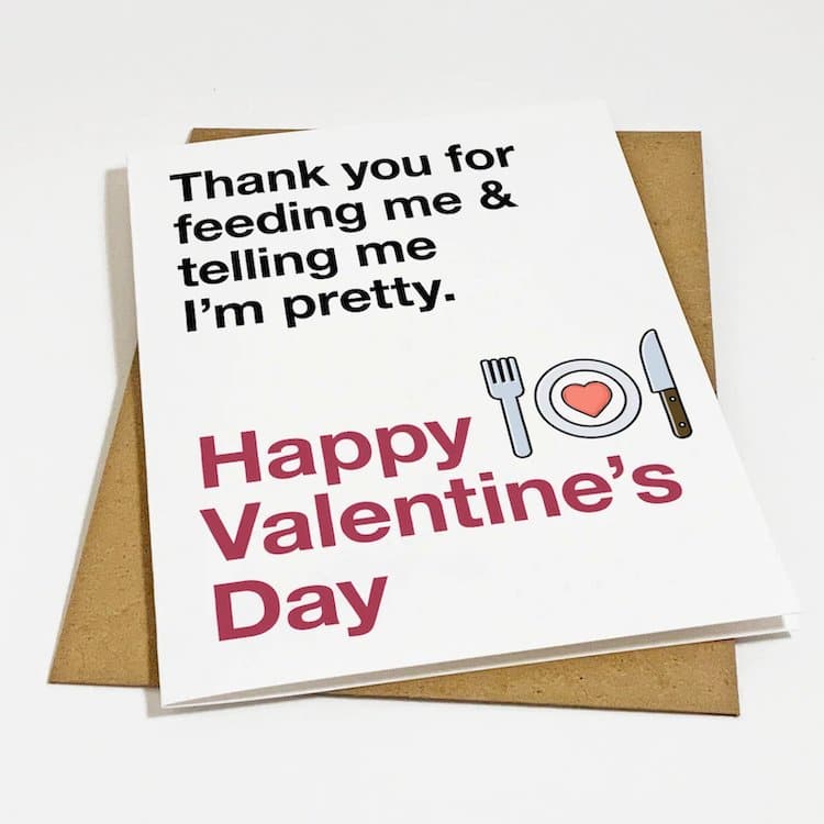 Funny valentines card