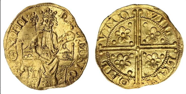 Henry III Gold 20 Pence Coin