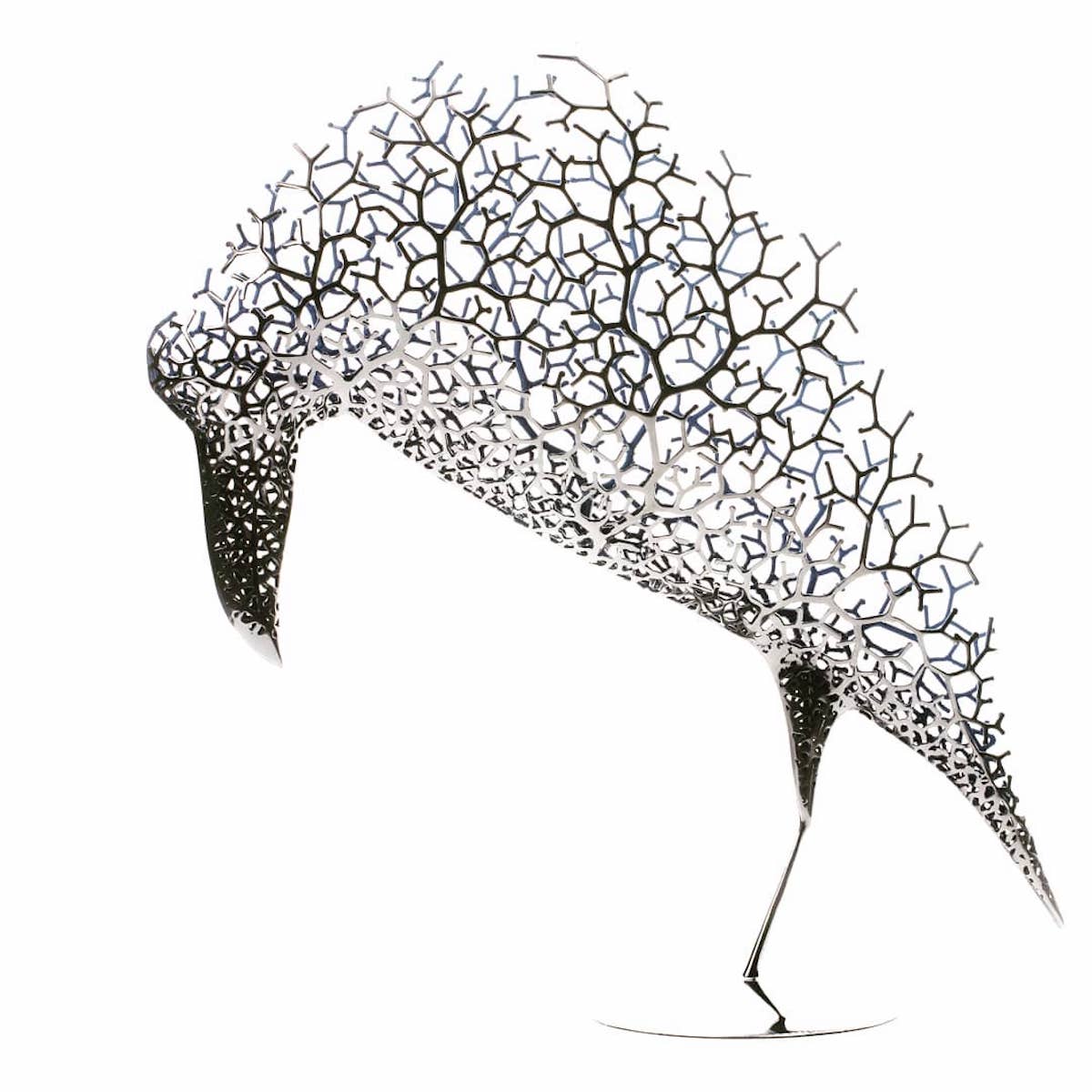 Esculturas de animales de acero inoxidable de Kang Dong Hyun