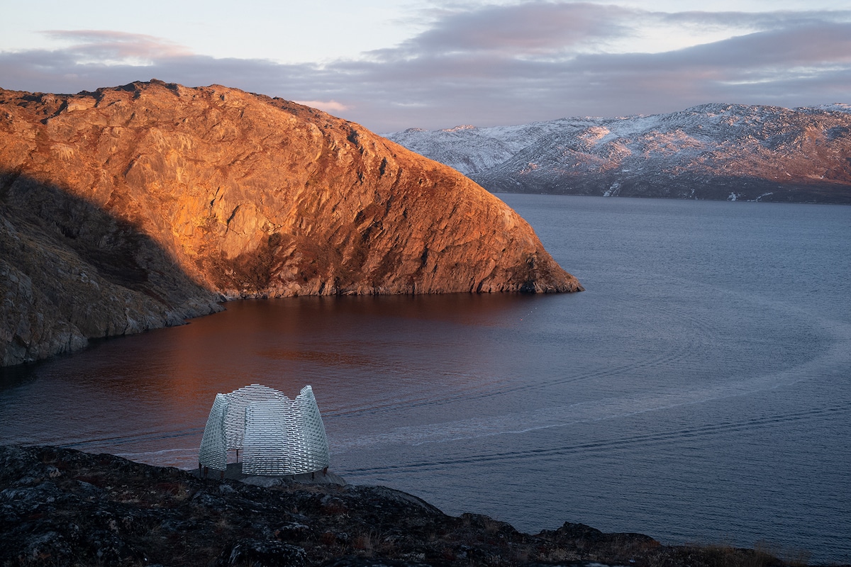 Qaammat Pavilion in Greenland by Konstantin Ikonomidis