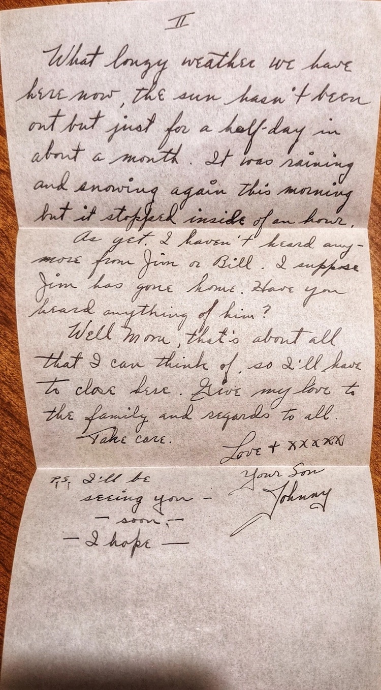 WWII Letter