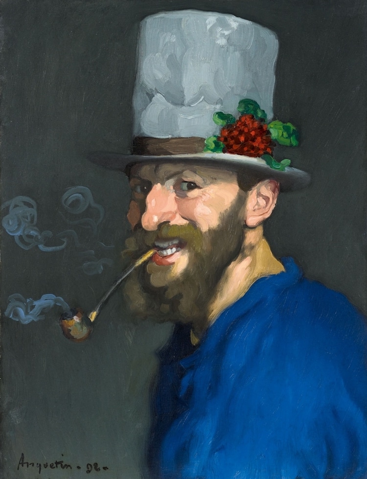 Self-Portrait Painting by Louis Anquetin