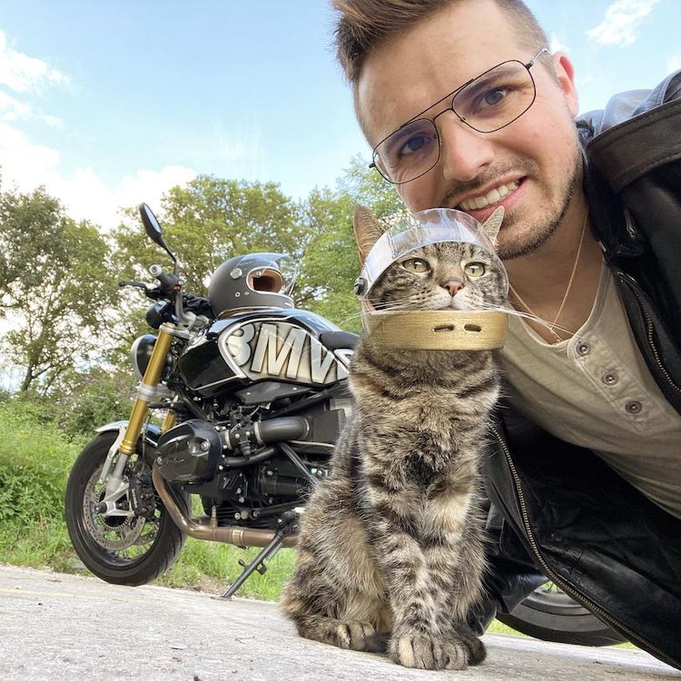 This Man Makes 3D-Printed Cat Helmets