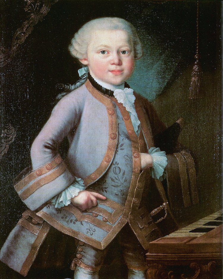 Portrait of Mozart at Age 7