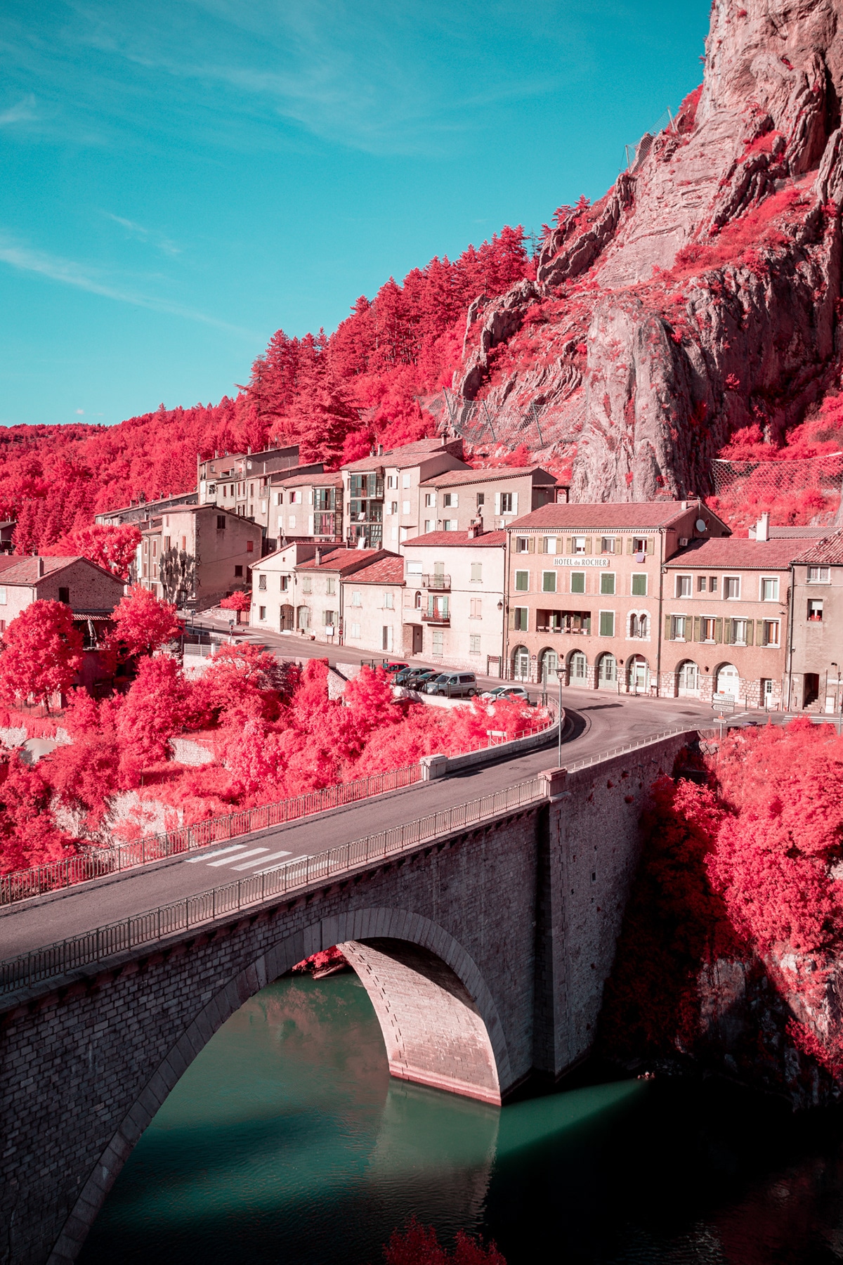 Infrared Photo of France