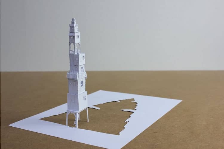 Architectural Paper Sculptures Peter Callesen