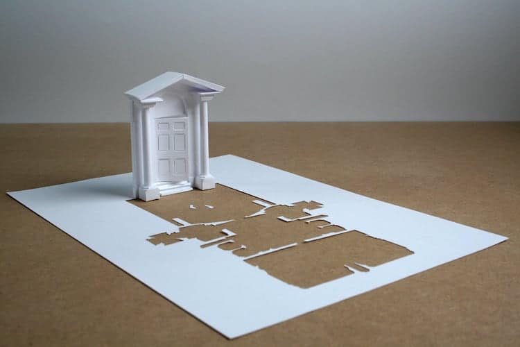 Architectural Paper Sculptures Peter Callesen