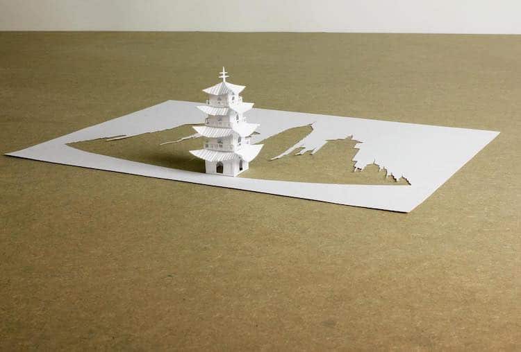 Architectural Paper Sculptures Peter Callesen