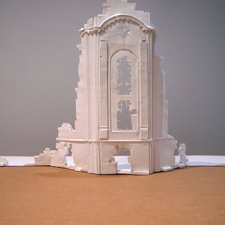 Architectural Paper Sculptures Peter Callesen