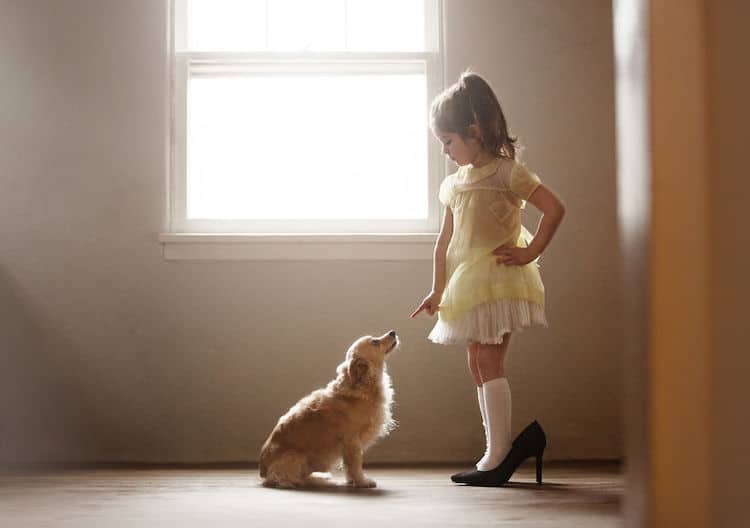 Creative Photos of a Girl and Her Dog