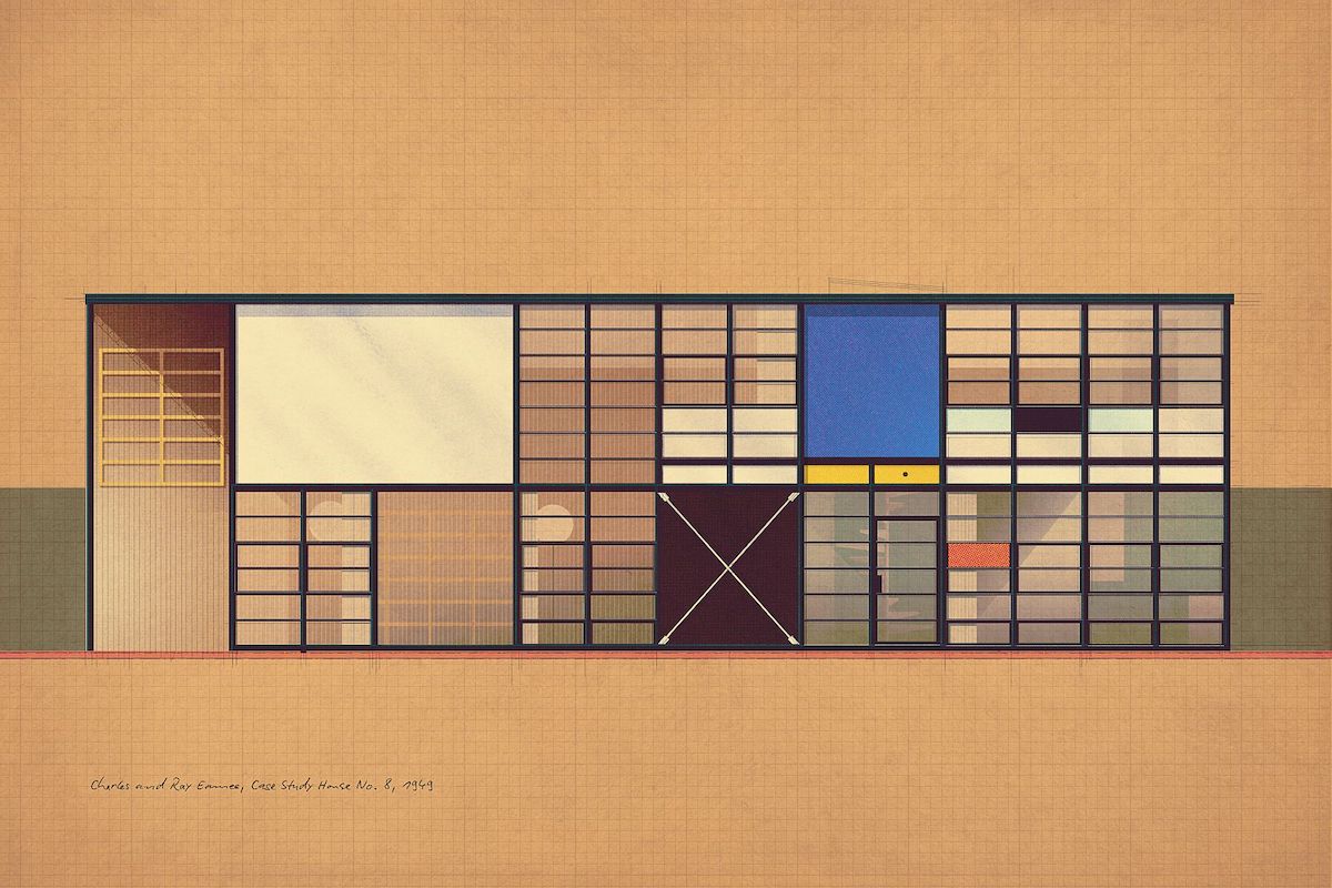 Charles and Ray Eames, Case Study House No.8, 1949