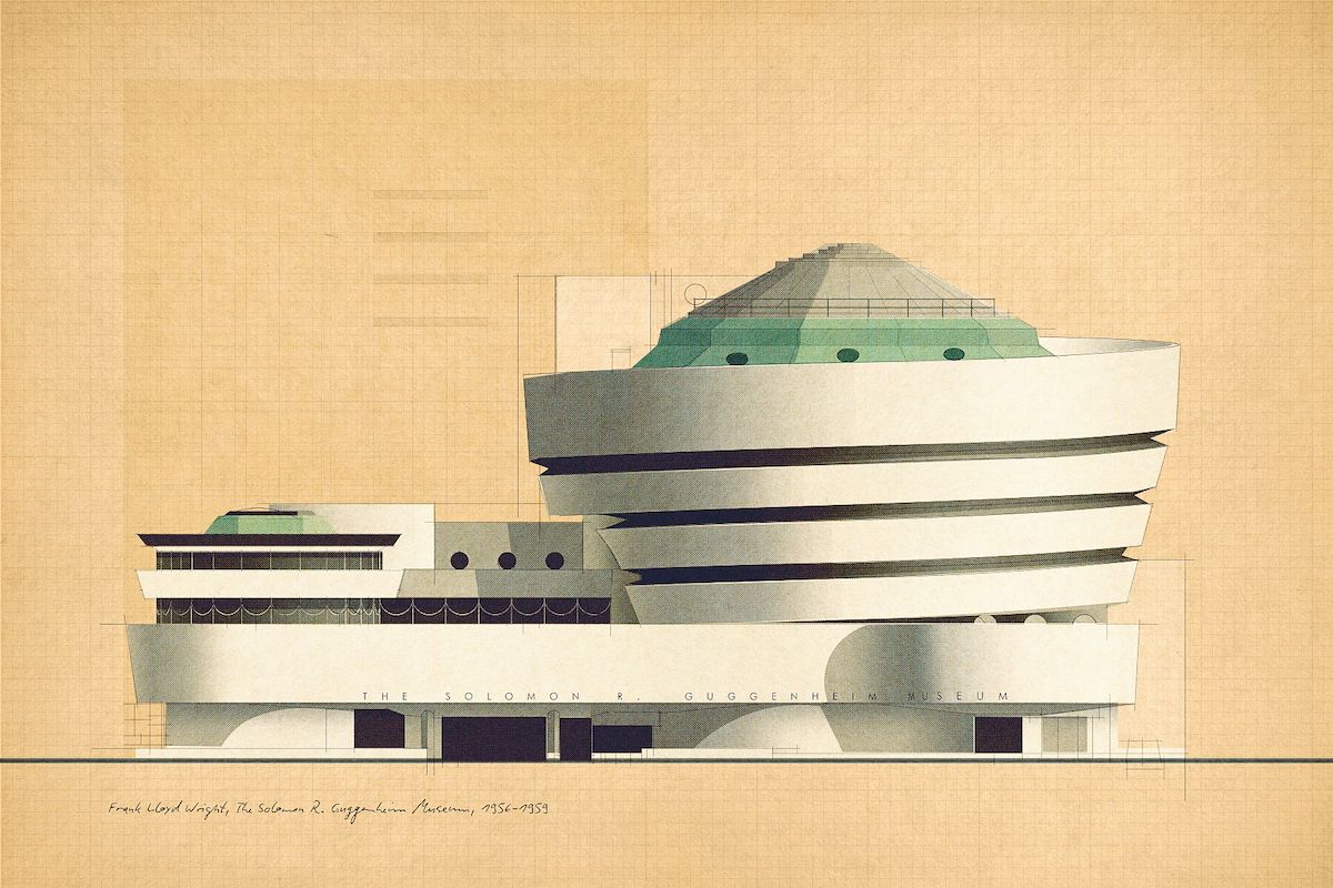 Frank Lloyd Wright, Solomon R. Guggenheim Museum, 1956-1959
