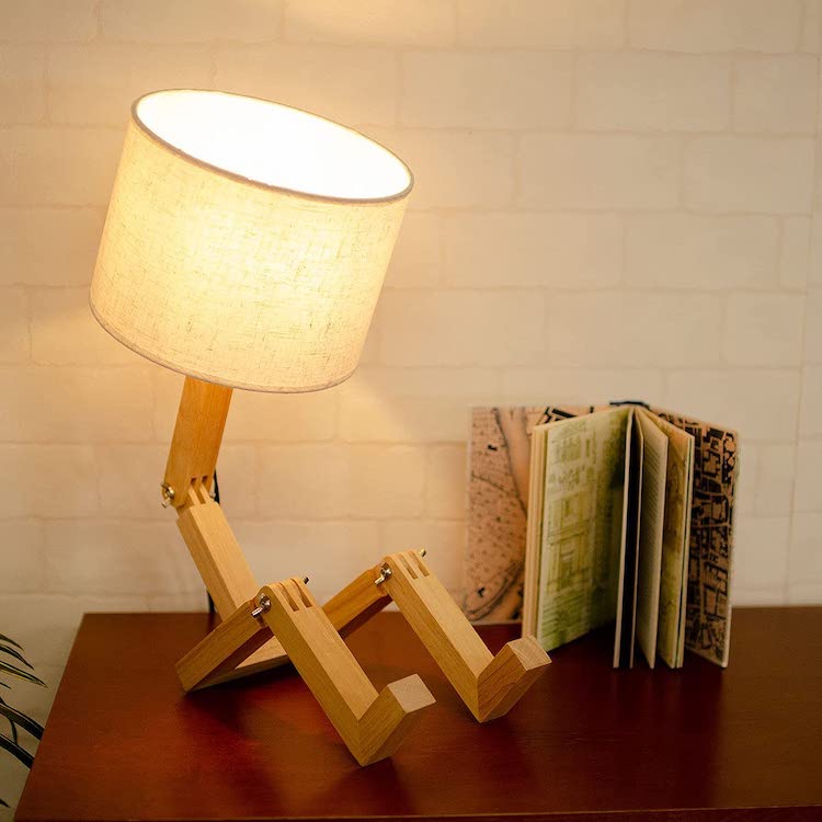 Village Vanguard Woodman Table Lamp