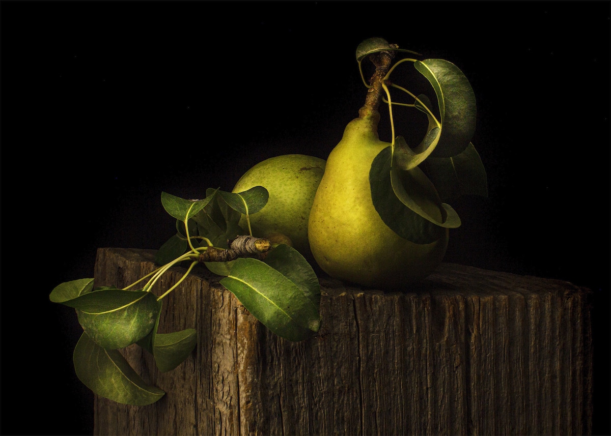 Still Life Photo of Pears