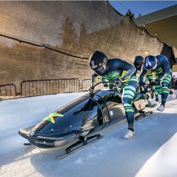 The Jamaican Four-Man Bobsled Team Heads to the 2022 Winter Olympics in Beijing