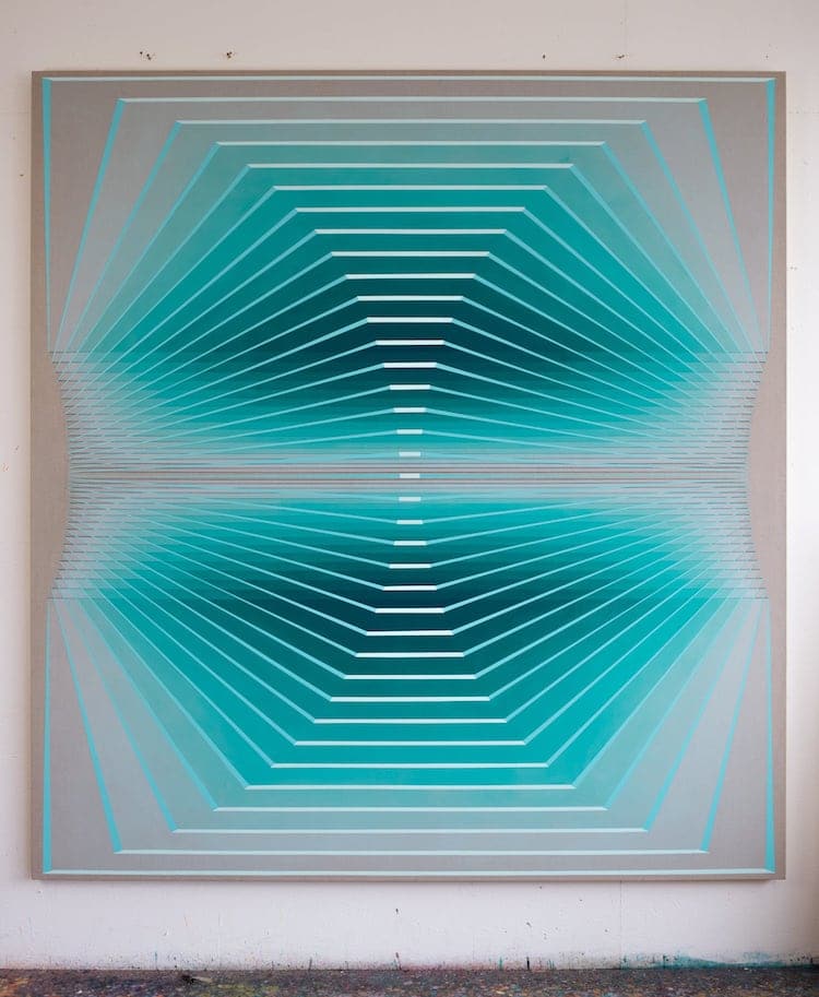 Abstract Color Paintings by Daniel Mullens