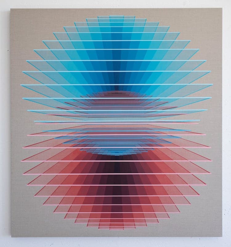 Abstract Color Paintings by Daniel Mullens