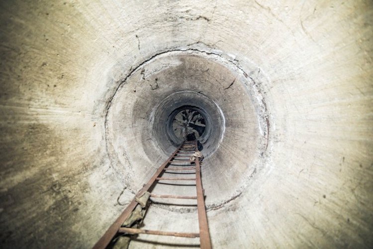 Tunnel Leading to Underground Shelter in Tbilisi