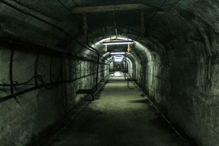 Underground Tunnel in Tbilisi