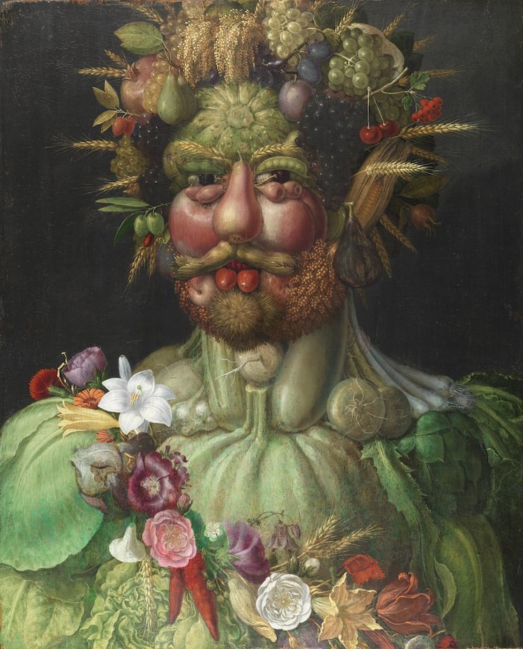 Vertumnus Fruit Portrait by Giuseppe Arcimboldo