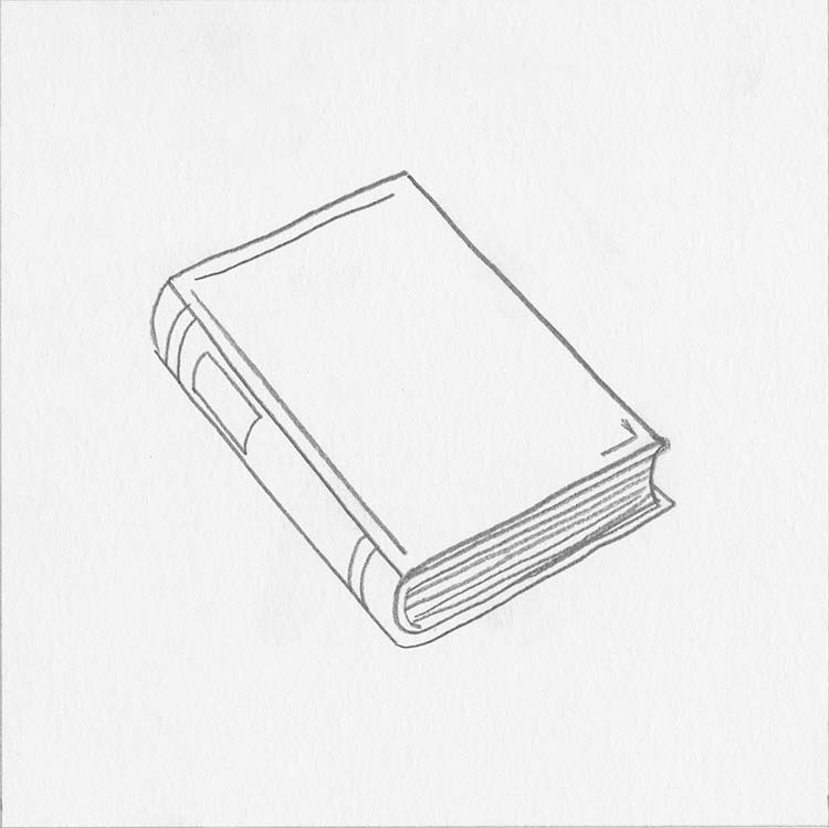 How to draw a book easily  Book drawing step by step easy way