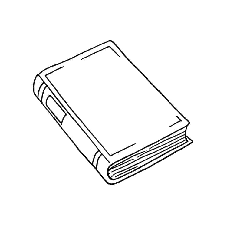 Learn How to Draw a Book and a Stack of Books Step by Step My Modern Met