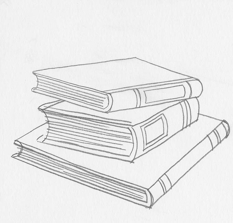 How to Draw a Book - Easy Drawing Art