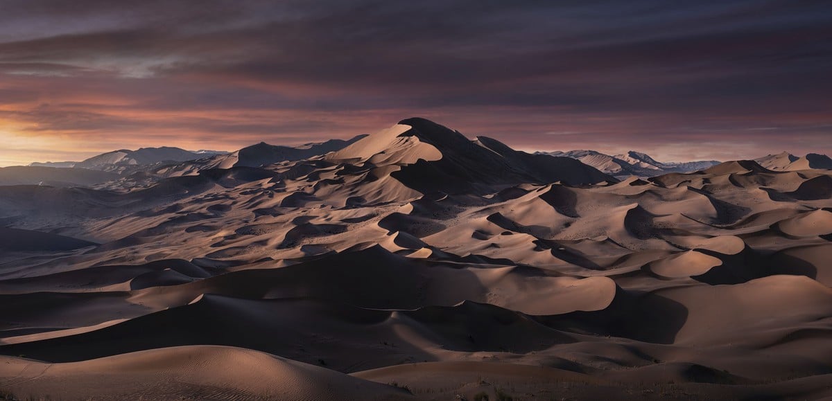 Badain Jaran Desert in Western Inner Mongolia