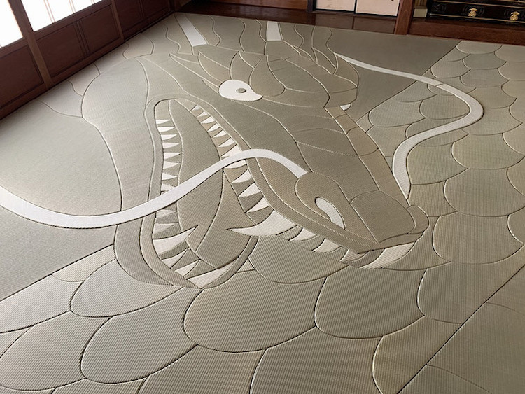 Dragon Tatami Mat by Kenze Yamada