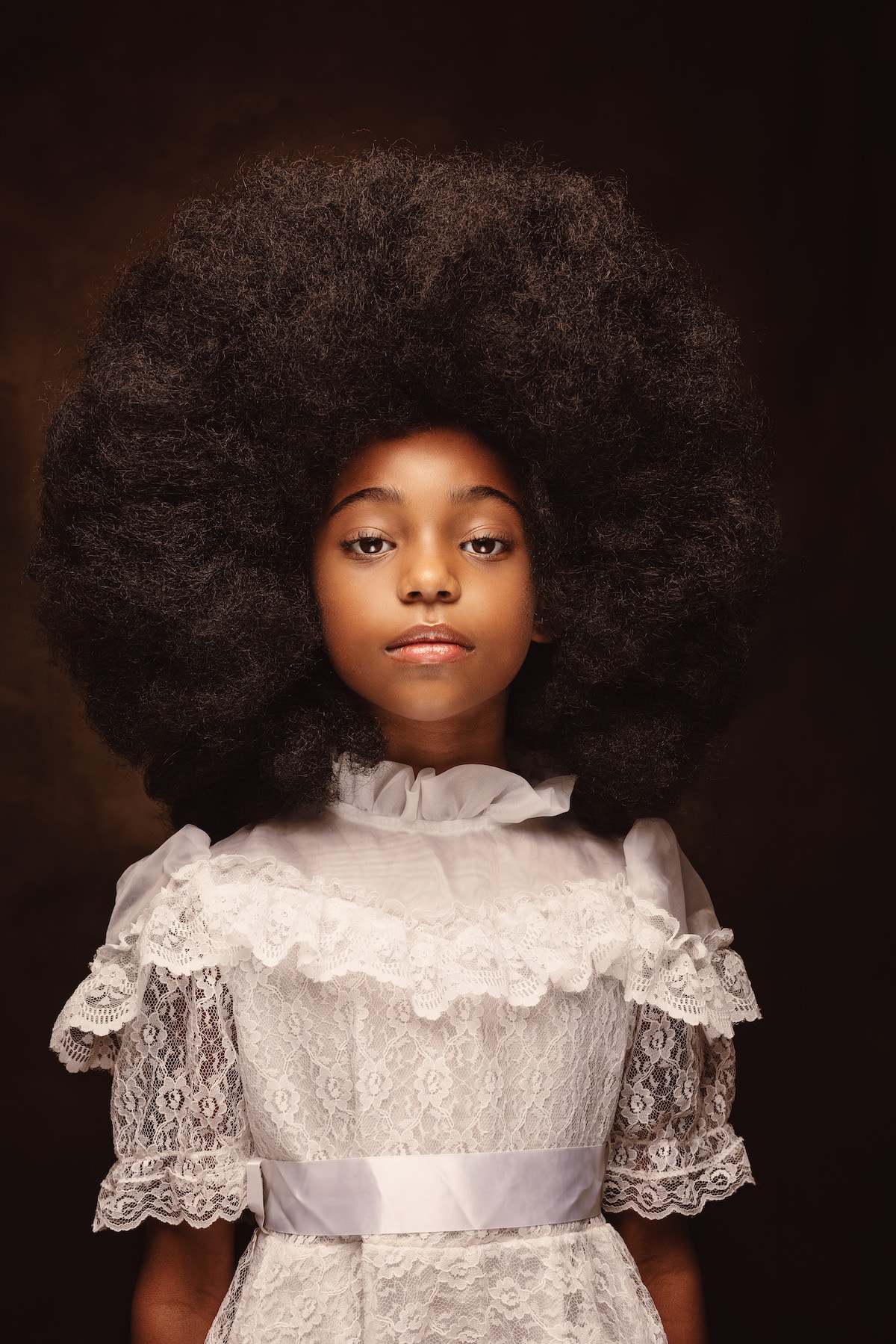 Black Girl Hair Style in 1970s