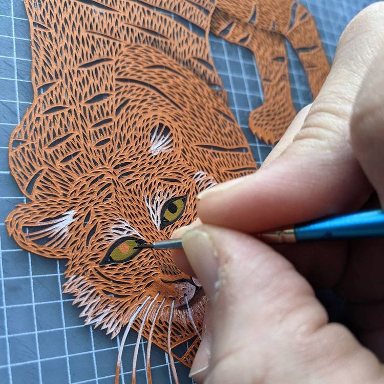 Animal Paper Cutouts by Pippa Dyrlaga