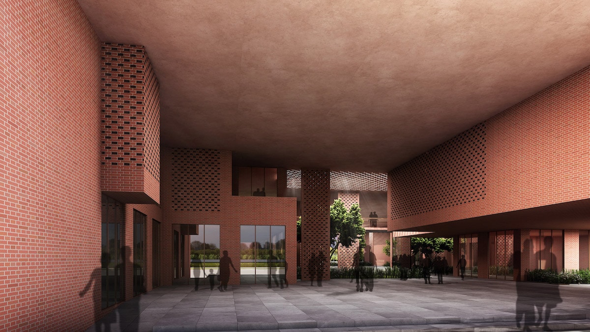 Interior of Prestige University Building by Sanjay Puri Architects