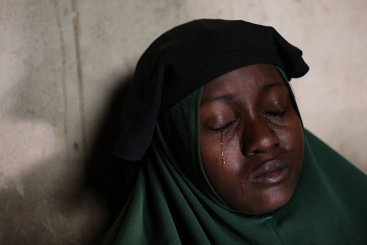 Nigerian Woman Crying