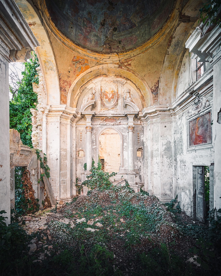 Arquitectura abandonada en Italia