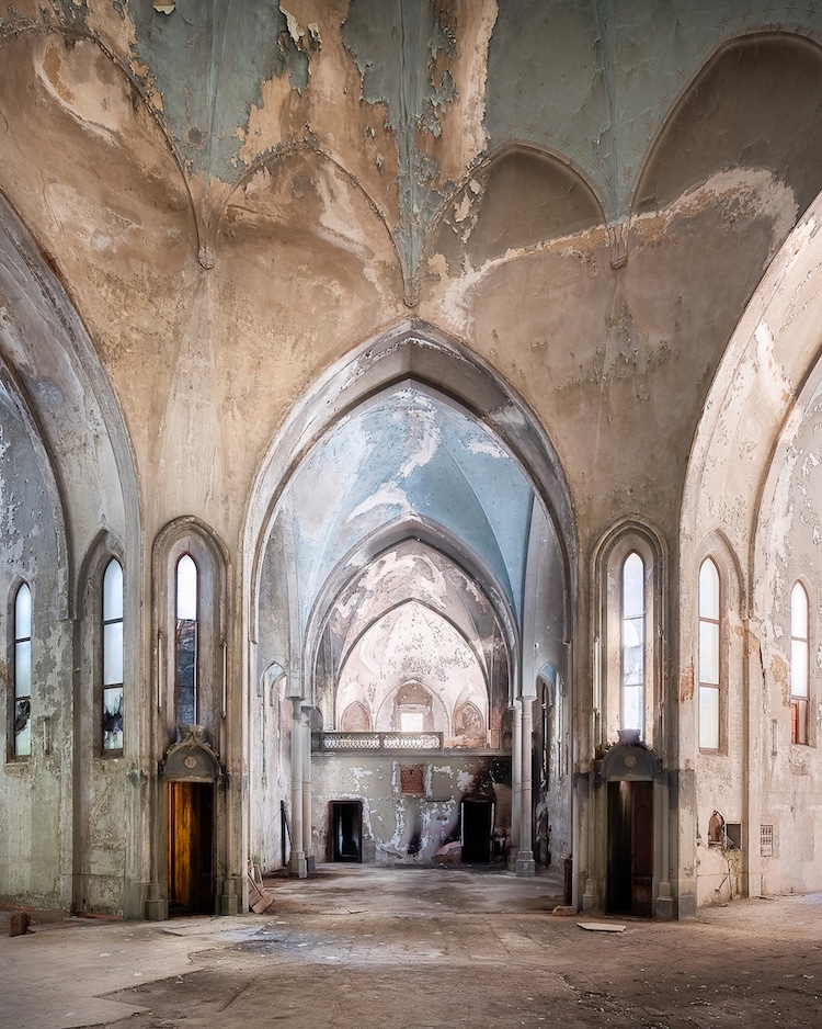 Empty Abandoned Church in Italy