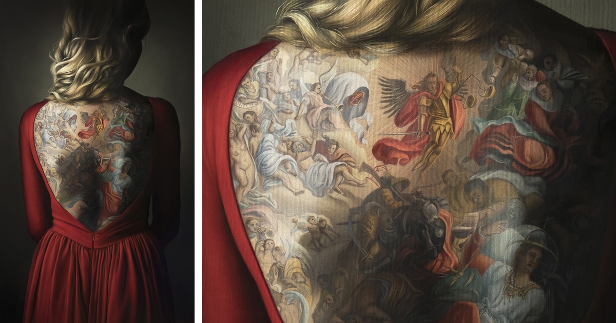 Oil Painter Tattoos the Art of Old Masters on Her Female Subjects