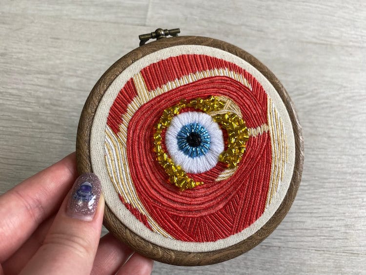 Anatomical Embroidery by Amber Griffiths