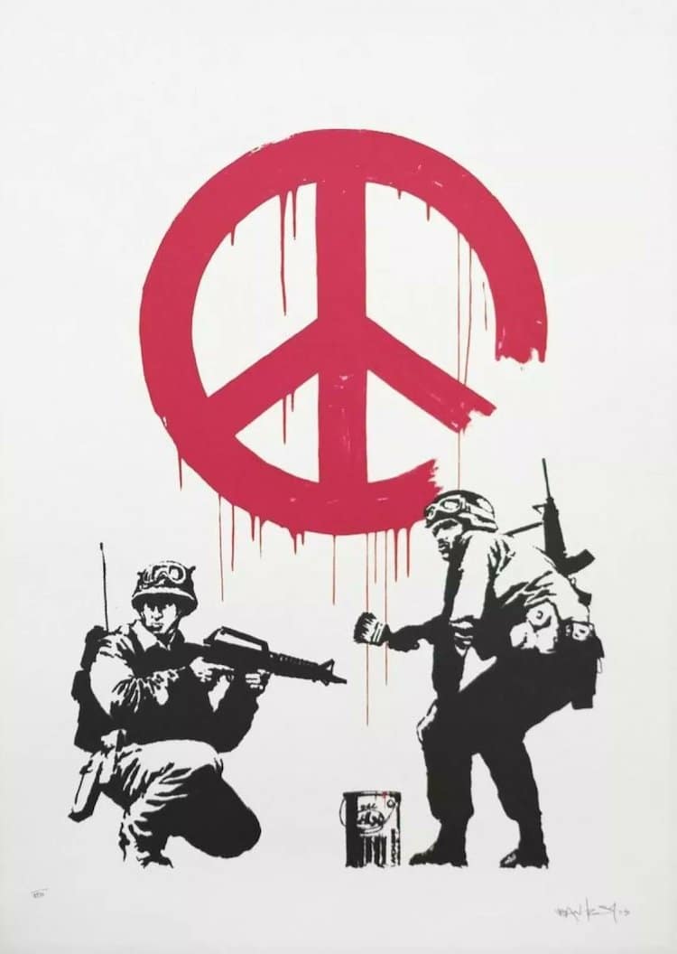 Banksy's Anti-War Print Raises Money for Ukraine Hospital
