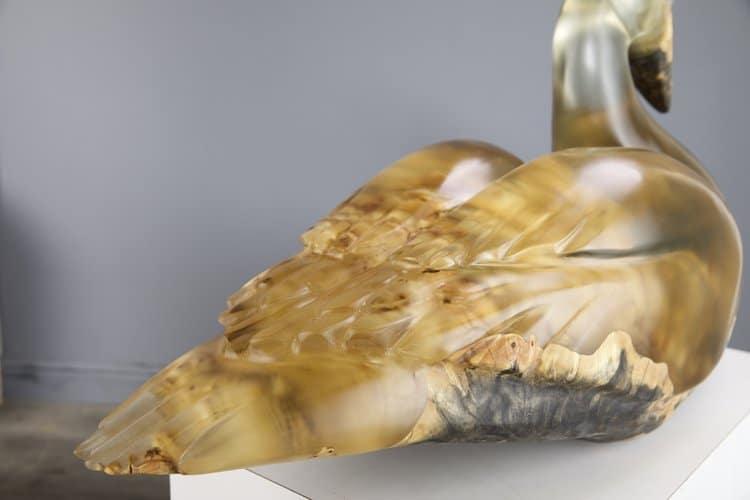 Resin Animal Sculptures Look Like They're Carved From Ice