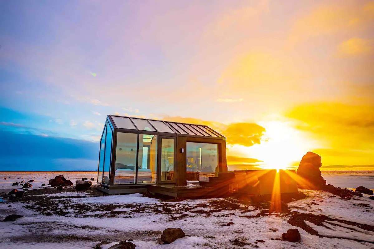 Glass Cottage in Iceland