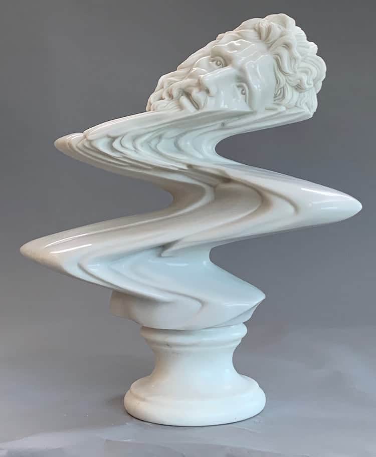 Marble Sculpture Busts by Leo Caillard