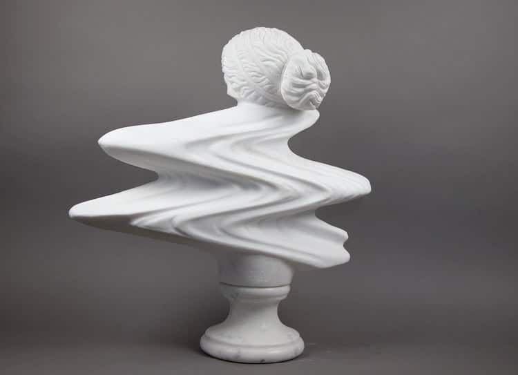 Marble Sculpture Busts by Leo Caillard