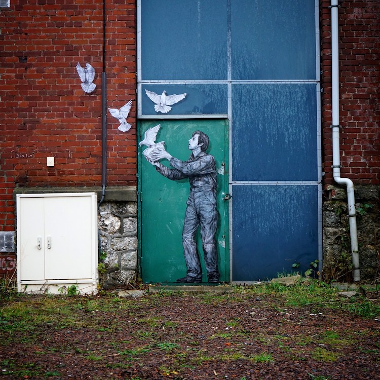 Wheatpaste Poster by Levalet