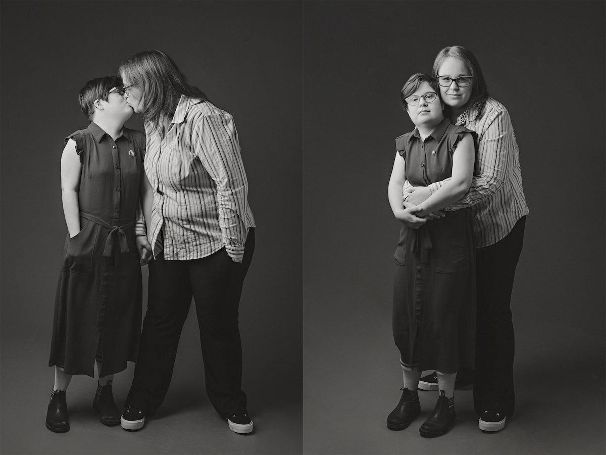 Down Syndrome Couple in Love