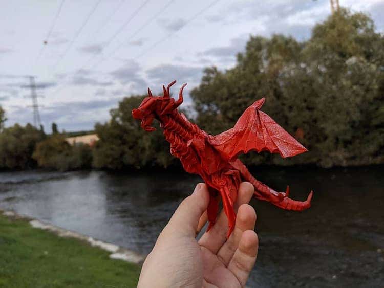 Paper Origami Sculptures by Patrick Alberto Vraja
