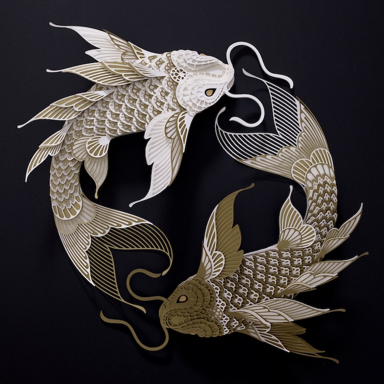 Paper Cutout Animals by Patrick Cabral