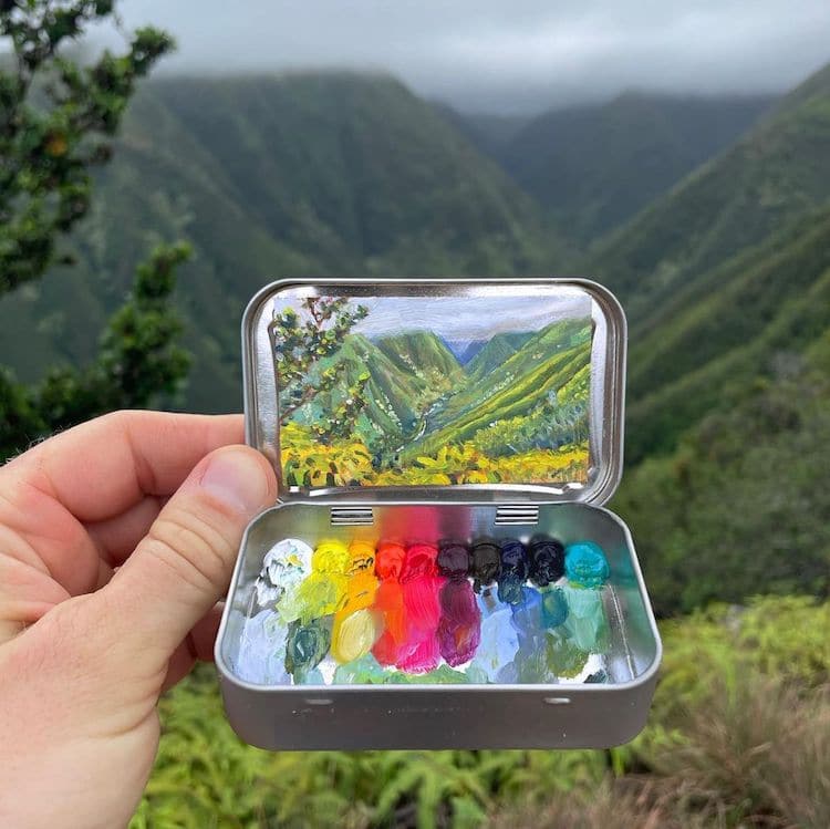 Miniature landscapes inside mint tins – in pictures, Art and design
