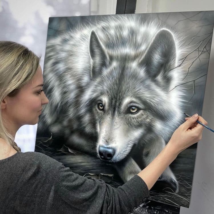 Animal Portrait Paintings by Sarah Still