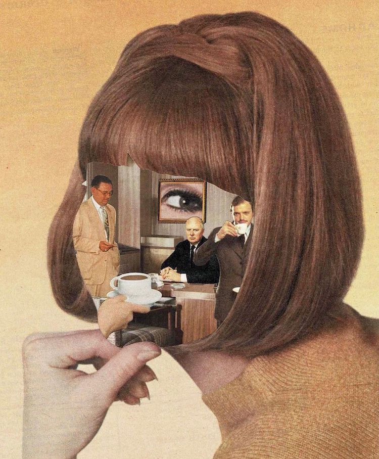 Vintage Collage Art by Shane Wheatcroft