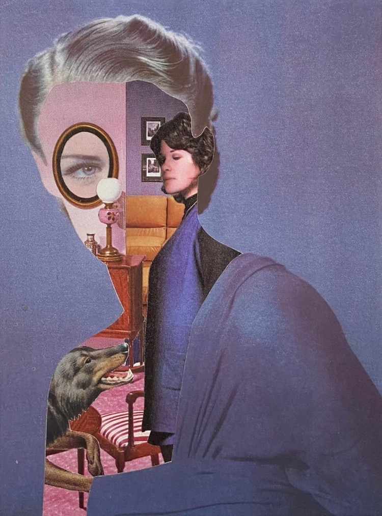 Vintage Collage Art by Shane Wheatcroft